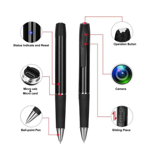 1080P HD Hidden Pen Camera Mini Camera Pen